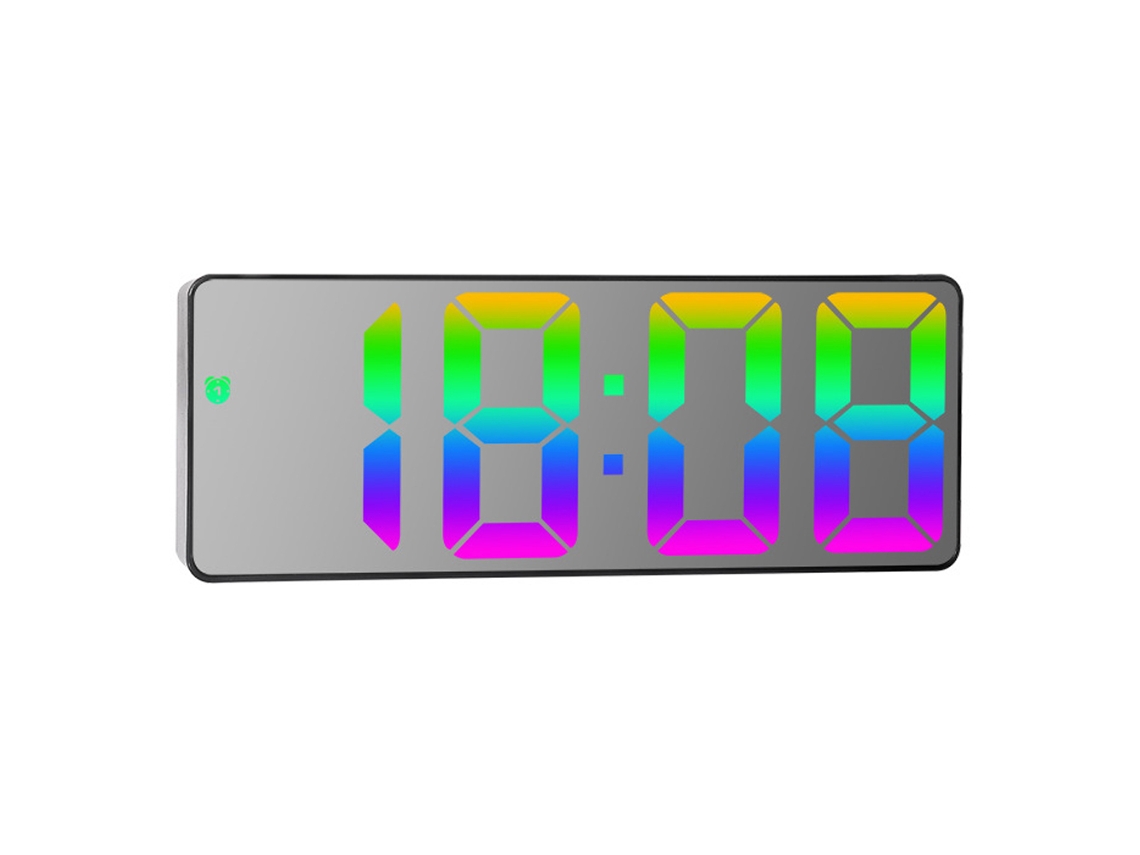 Relógio Digital Despertador Led para Quarto Relógio de Mesa Eletrônico com Display de Temperatura