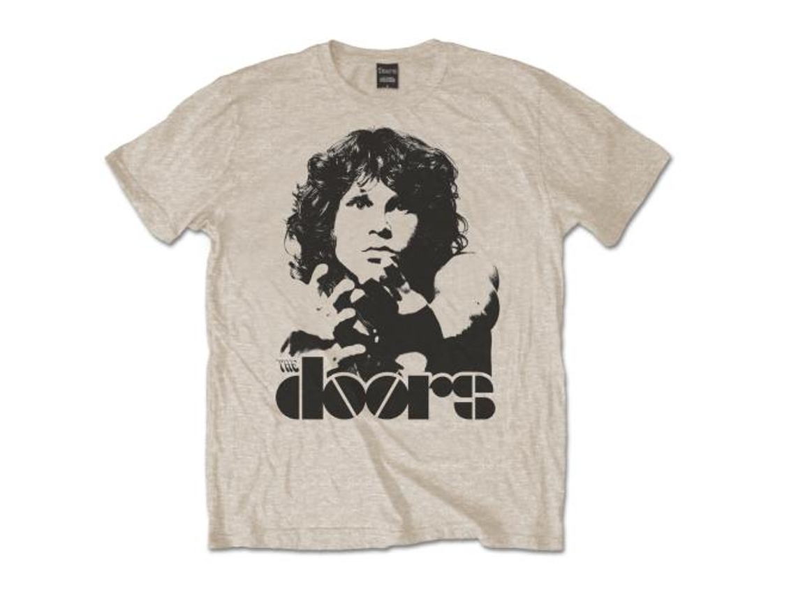 T-Shirt ROCK OFF The Doors - Break On Through Bege (Tamanho: XXL)