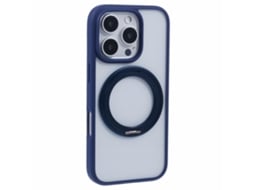 Capa Em Tpu, Com Suporte Para Apple Iphone 16 Pro Max - Azul