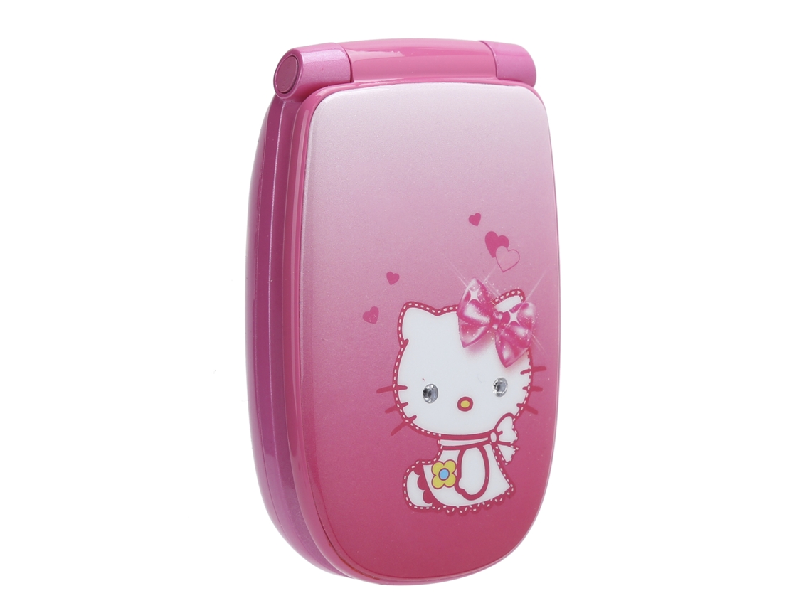 Telefone Flip Mini W88m Dual Chip Dual Standby 1.44 Polegadas Para Crianças Com Cartão Rosa 32mb+32mb