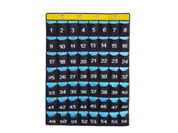 Organizador De Sala De Aula Numerado, Gráfico De Bolso Para Celulares E Calculadoras Everley891 (36 Bolsos)