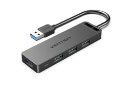 Hub Usb 3.0 VENTION Chlbf/ 4Xusb/ Microusb Pd/ 1M