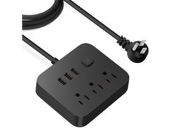 Protector de Surto LAXISCREED 3 Portas Usb 3.9 Pés