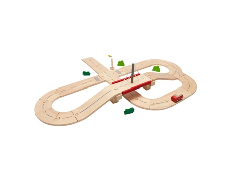 Jogo Tradicional PLAN TOYS, THE GREEN COMPANY Madeira - Bege - 28 x 23 x 12 cm)