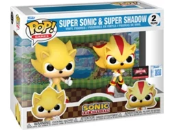 Figura FUNKO Pop! Game: Pack Super Sonic e Shadow - Flocked (Possível Chase)