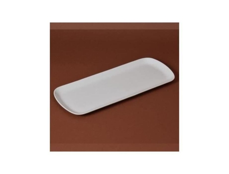 Prato de Boliche 37 x 15 cm Império Branco Girard