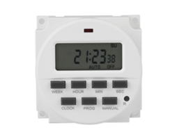 Interruptor Programável Semanal LCD com Relé de Tempo e Bateria Recarregável Tm618SH