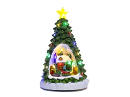 Árvore De Natal Com Luzes, Música, Trem Giratório, Decoração De Mesa Para Adultos E Crianças, Cenário De Inverno, Decoração De Fes Aquaforge