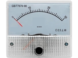 Amperímetro Cc, Medidor De Ponteiro Microamperes, 20ua, 25ua, 30ua,