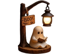 Luminária De Leitura Led 3d Fofa Para O Halloween, Com Luz Quente,