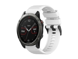 Lurelia Pulseira, Compatível Com Garmin Fenix 5 22mm Branca
