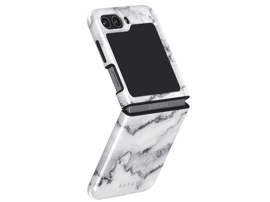 Capa BURGA Samsung Z Flip5 Tough White Winter
