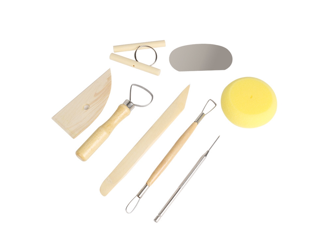 Peças de Ferramentas para Escultura em Cerâmica, Formas para Modelagem em Argila, Kits para Escultura em Argila, Artesanato DIY Zeuxo