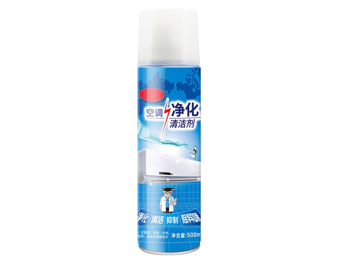 Limpador De Ar Condicionado Multifuncional De 500 Ml Para Uso Doméstico Automotivo, Limpador Suave Para Ar Condicionado De Carro, Edição Chinesa