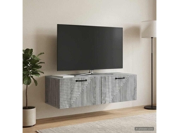 Vidaxl Gabinete De Tv De Parede 98 X 41 X 30 Cm Sonoma Cinzento