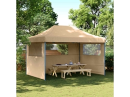 Vidaxl Tenda De Festa 279 X 410 X 315 Cm Bege Tecido Oxford