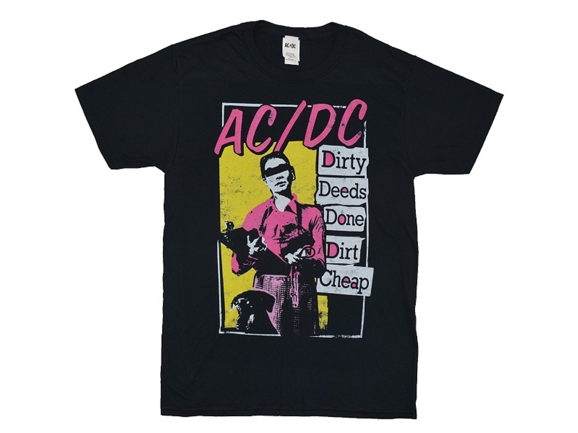 Ac/dc In Line T-shirt Unisex Adults Size:s