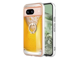 Capa De Celular Imd Dupla Face Galvanizada Com Suporte De Anel