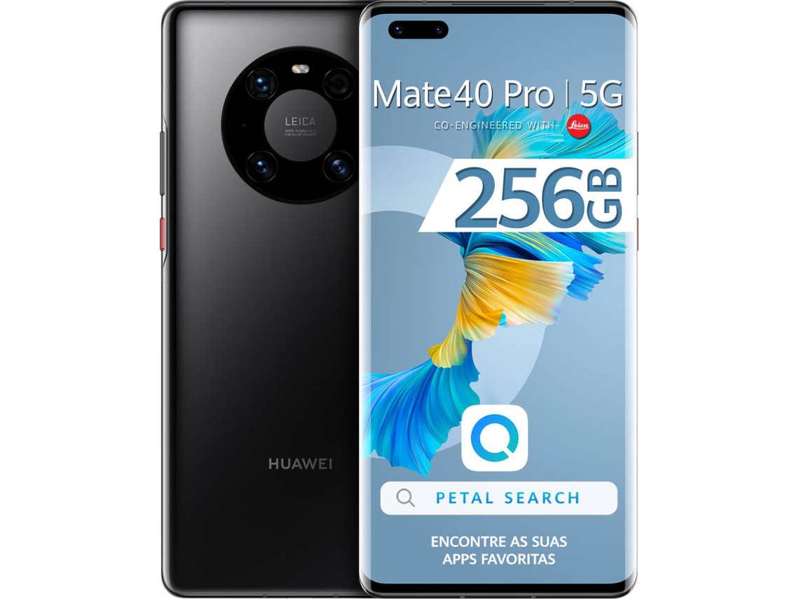 Smartphone HUAWEI Mate 40 Pro 5G (6.76'' - 8 GB - 256 GB - Preto