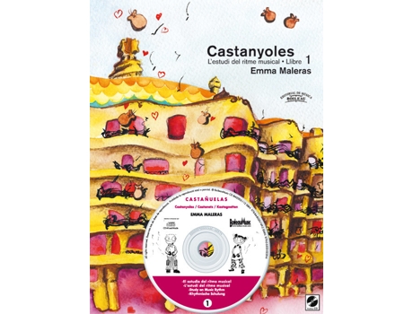Livro Castanyoles 1- LEstudi Del Ritme Musical de Emma Maleras (Catalão)