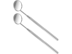 2 Espelhos Desmontáveis de Aço Inoxidável para Extensões de Pestanas | S/MARCA