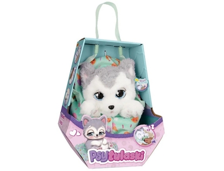 Psytulaski Husky interativo espada de peluche