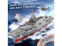 Uma Bateriajjrc S27 2.4g Porta-aviões De Controle Remoto Com Função De Jato D'água, Modelo De Barco Rc Para Montar (pronto Para Usar) Para Crianças