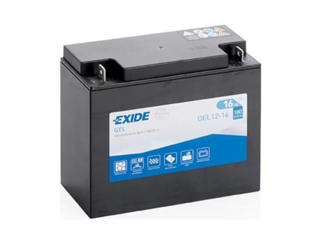 Bateria Exide Gel12 16 Negro Unica