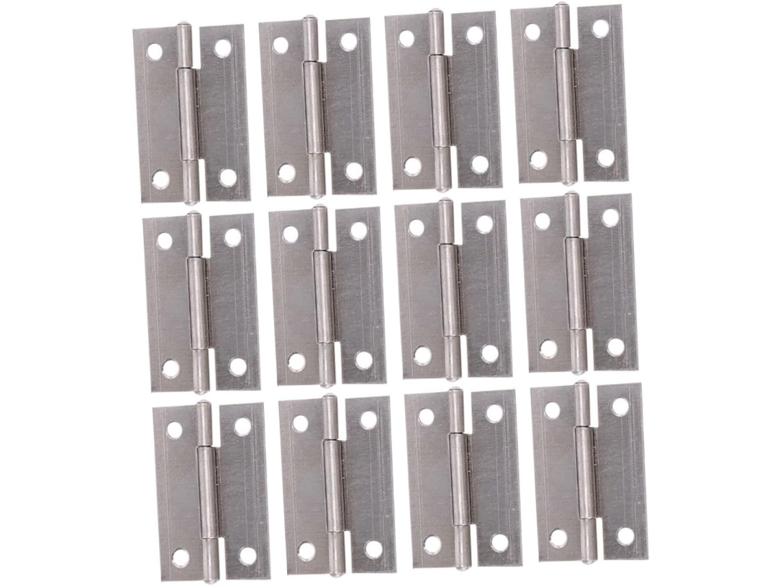 Conjunto De 40 Dobradiças Ferro Para Armários E Móveis, Dobráveis