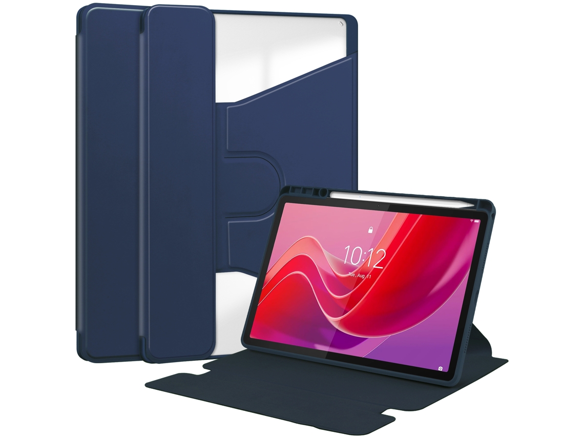 Capa Giratória Em Couro Azul Escuro Capa Giratória Em Couro Azul Escuro Exclusiva Para Ipad Pro De 11 Polegadas Yunzii (2024)