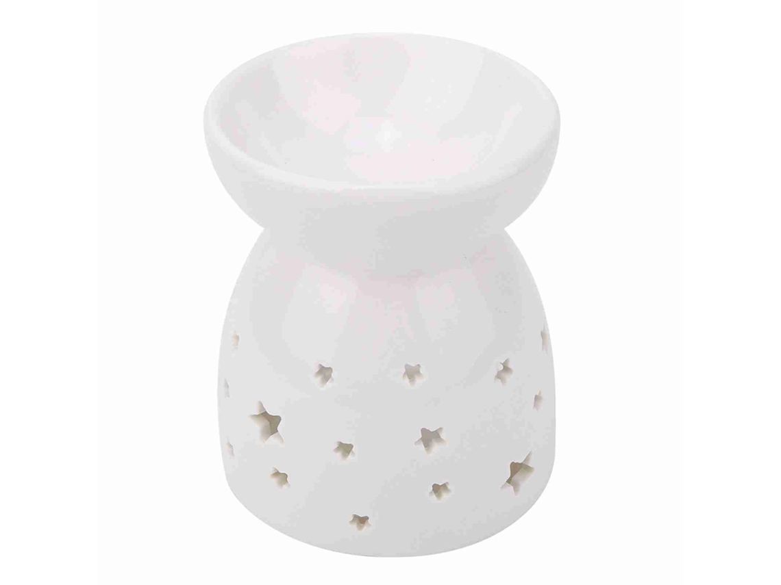 Lâmpada Aromática Cerâmica Com Queimador De Velas
