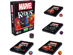 Jogo Educativo HASBRO Cartas Marvel Khaos (Idade Mínima: 8 Anos - 12,7 x 2,5 x 9,8 cm)