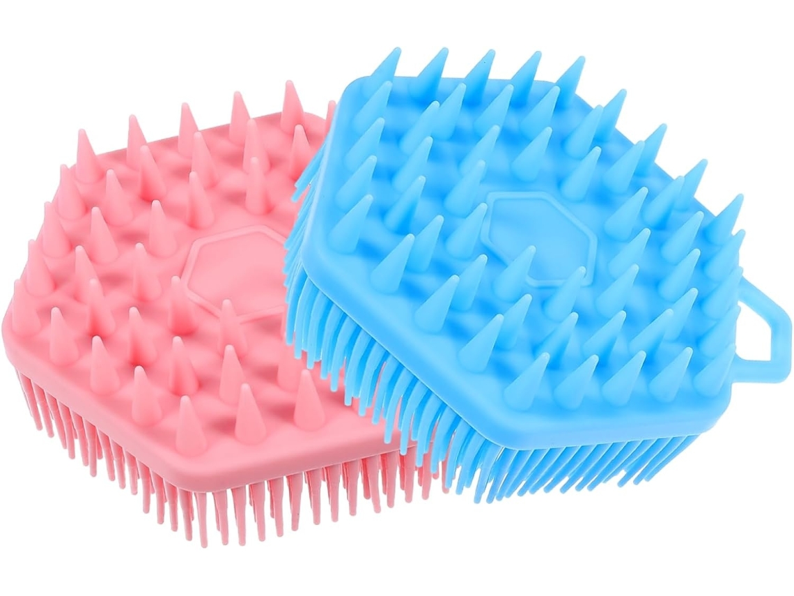 Lurelia Pack De 2 Buchas Vegetais De Banho, Bucha Vegetal, Pega Ergonómica E Massagem Suave