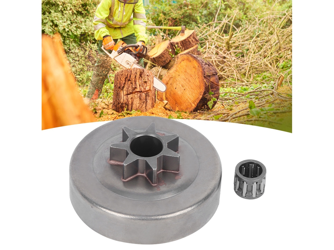 Laxiscreed 7t Clutch Drum Sprocket Com Rolamento De Agulha Para Motoserras Husqvarna