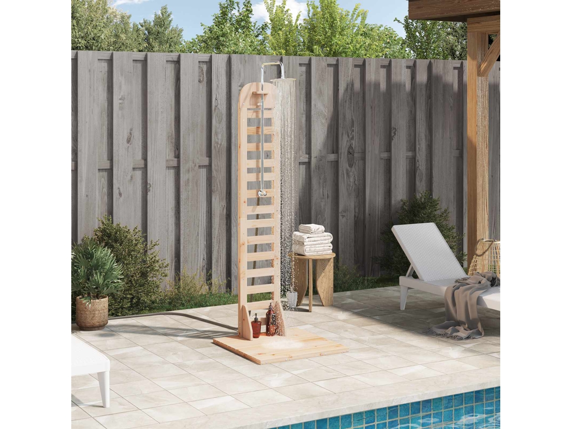Vidaxl Chuveiro Externo 223 Cm Natural