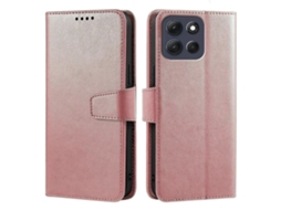 Capa De Couro Para Motorola Moto G86 5g, Suporte Para Cartão, Carteira, Capa De Telefone, Ouro Rosa