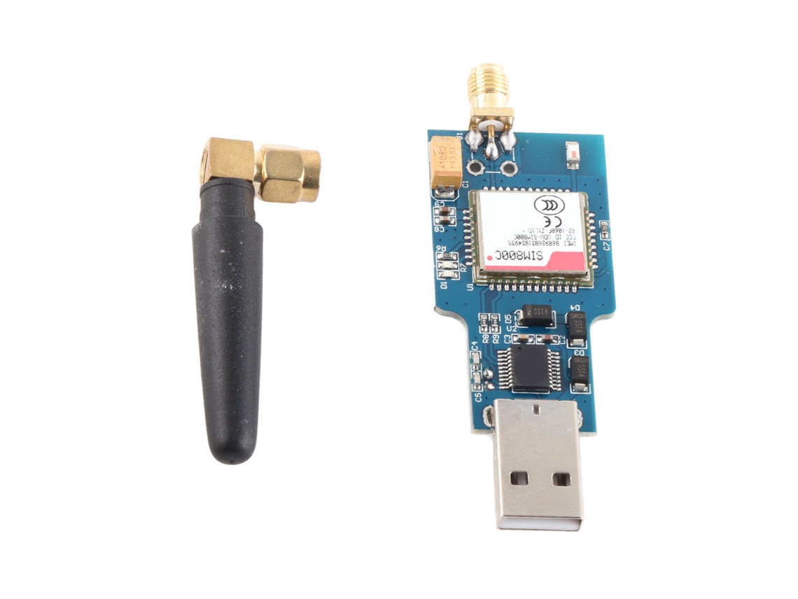 Módulo Gsm/gprs Sim800c Usb Com Função Bluetooth Para Transmissão Eletrônica