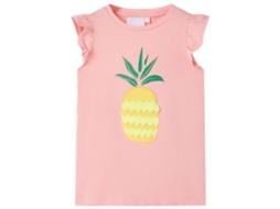 T-shirt De Criança Rosa 128