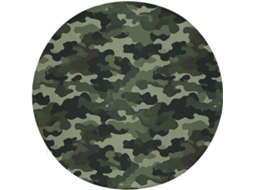 Almofada Redonda Verde Militar Para Assento, Antiderrapante, Removível, Para Poltrona, Sofá, Escritório, Cozinha, 39cm