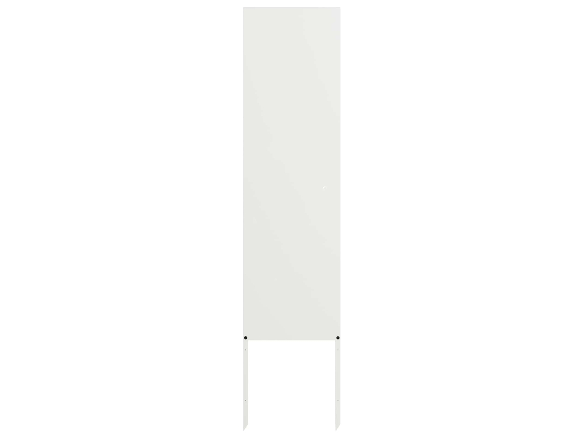 Maison Exclusive - Tela De Privacidade Para Jardim Fretwork Branco 32 X 140 Cm