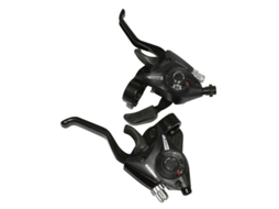 Par de alavancas de bicicleta de alumínio compatíveis com Shimano P2R V-Brake