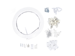 Trilho de Cortina Branco 3m | S/MARCA