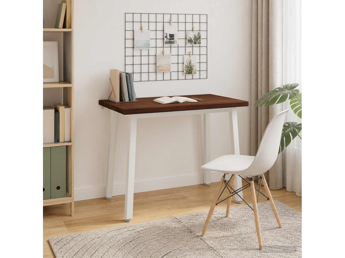 Vidaxl 110 X 55 X 75 Cm Madeira Sólida De Acácia Retangular