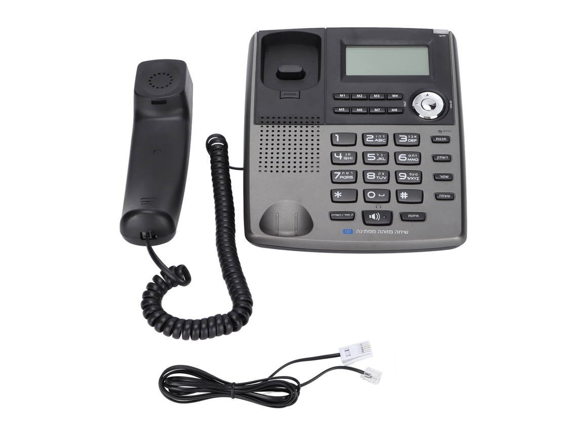 Telefone Com Fio Com Alto-falante Display Grande Inclinado Para Casa Hotel Escritório