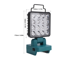 Laxiscreed Luz De Trabalho Led Portátil Recarregável Com Tripé E Carregamento Usb Type-c