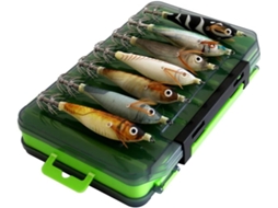 Jogo De 14 Peças De Madeira Para Pesca De Camarão, Lula E Choco, Com Guarda Chuva. Gokoco