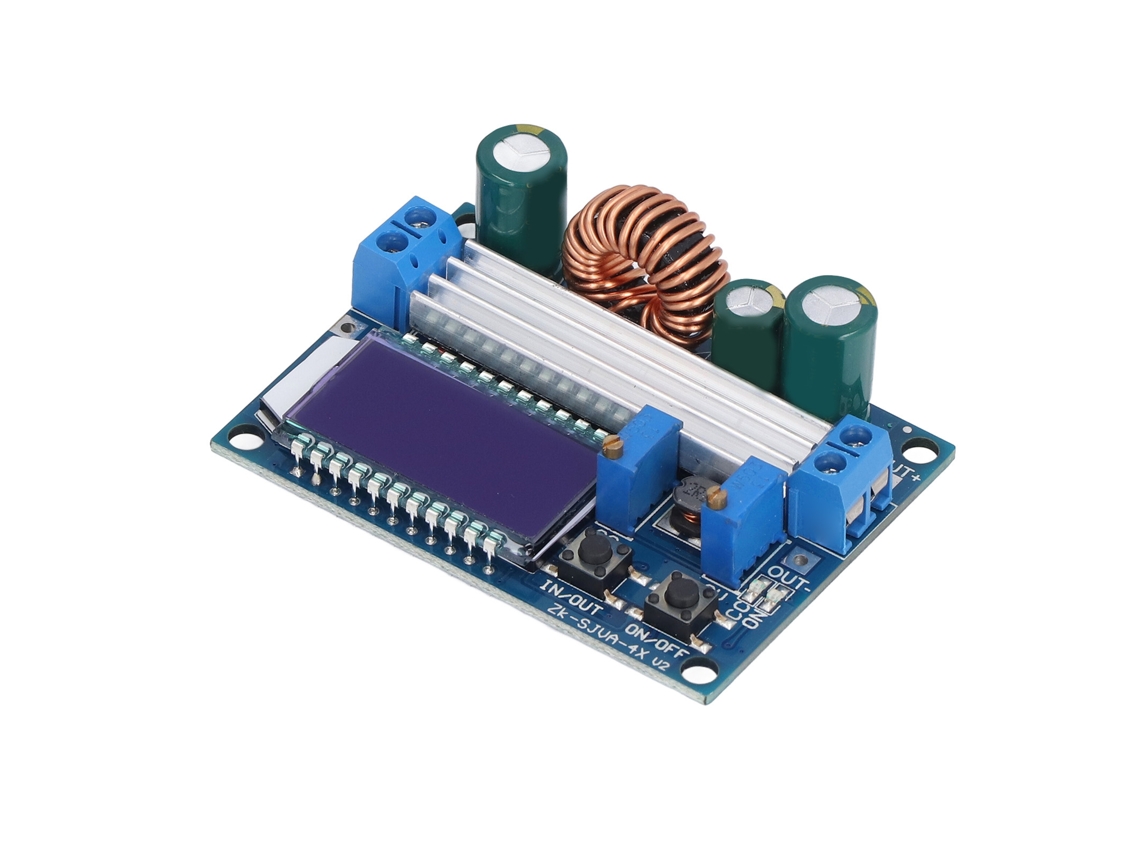 Módulo Conversor Regulador Tensão Ajustável Com Display Lcd Boost Buck 5.5‑30v Para 0.5‑30v