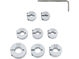 Conjunto De 8 Peças Com Chave 1/8 A 1/2 Fixa Em Metal Para Furo Precisa, Projetos