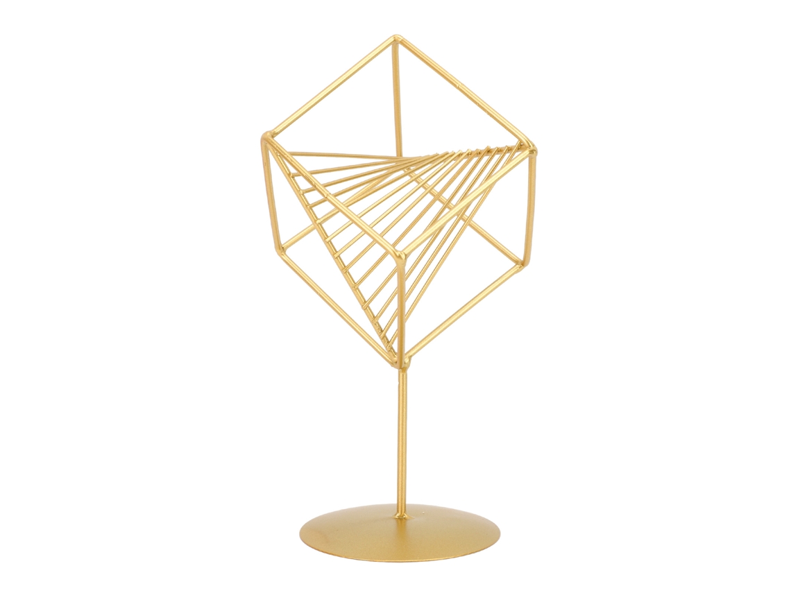 Decoração de Mesa Geométrica Gold LAXISCREED