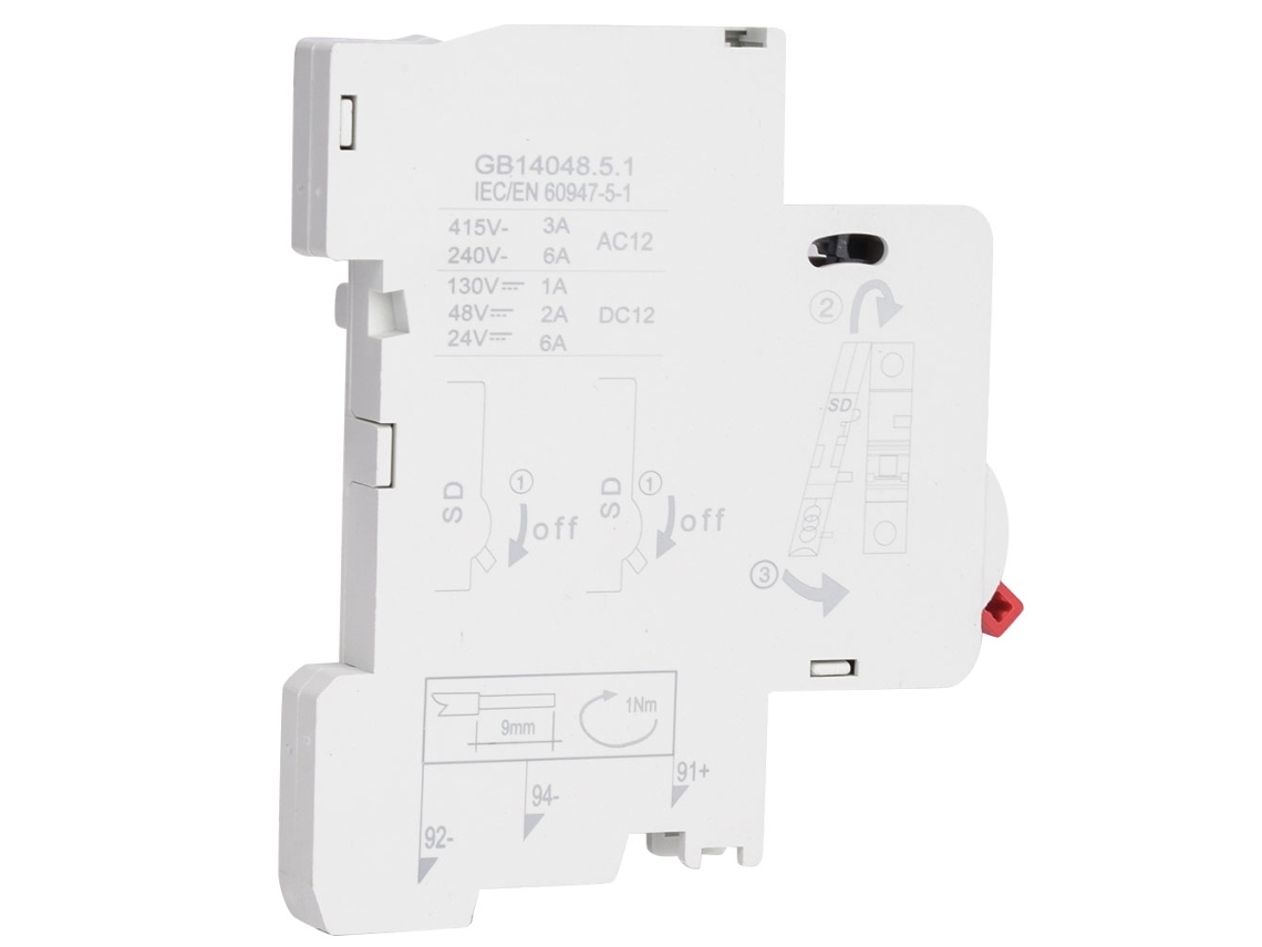 Laxiscreed Disjuntor Dz47s Com Aviso De Sobrecarga Ideal Para Uso Doméstico